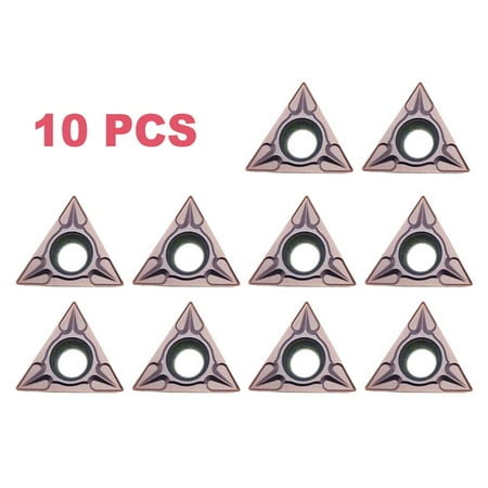 

10Pcs TCMT110204 TCMT21.51 11mm CNC Carbide Turning Insert For Stainless steel