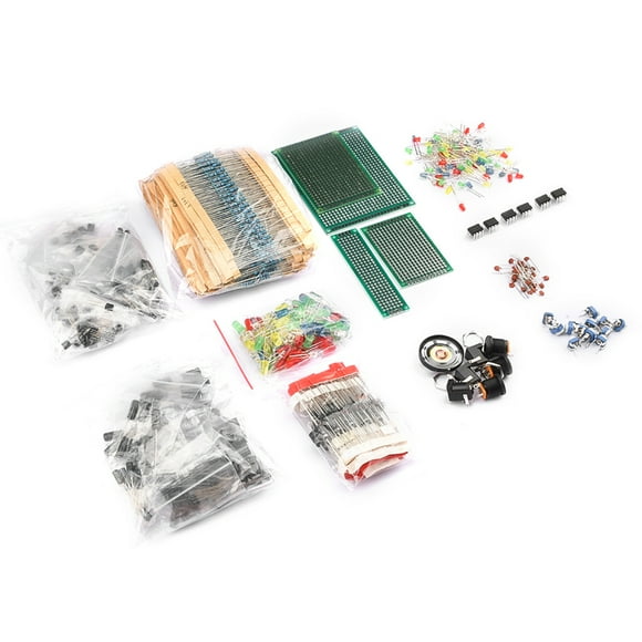 Methold 1931 Uds resistencias transistores condensador electrolítico de buena conductividad con tomas de CC potenciómetros de ajuste con Mini bocina Electrónica