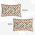 thumbnail image 2 of Xecao Floral Checkerboard for Decorative Throw Pillow Case for Couch,Sofa or Bed Set,Pillow Cover for Sofa Home Decor Ideal Gift-20"x30", 2 of 6