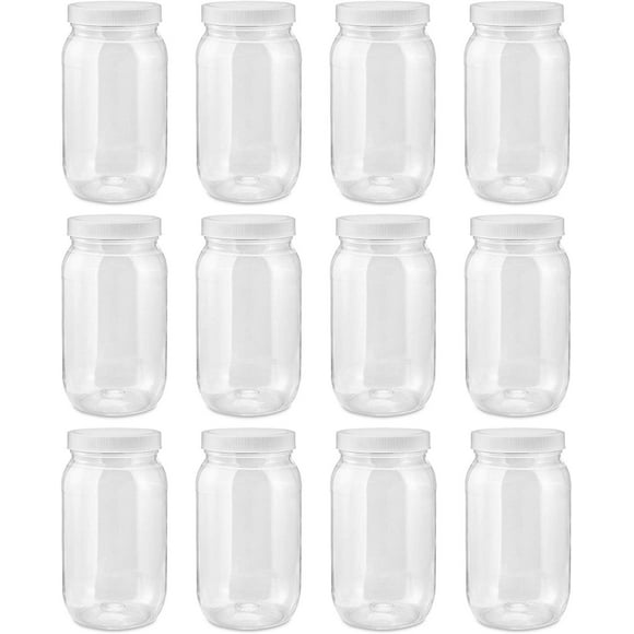 Plastic Mason Jars
