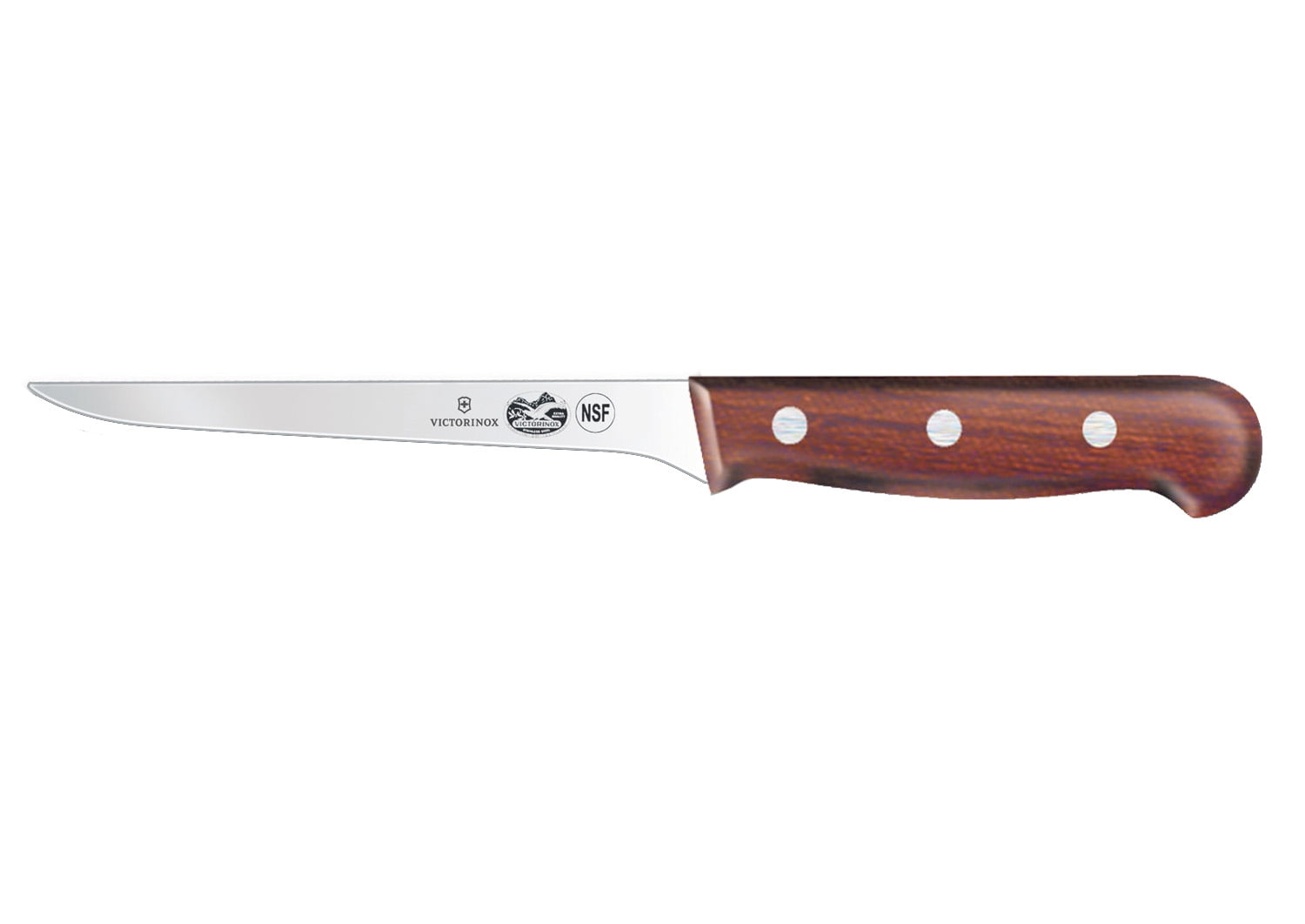 Victorinox 6Inch Straight Boning Knife, Rosewood Handle