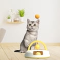 thumbnail image 3 of GROWTH TANK Cat Toy Roller, Interactive Toys for Cat Exercise Chaser Kitten with Feather, , Yellow, 3 of 7