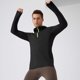 thumbnail image 5 of pstuiky Sudadera con capucha y cremallera de forro polar de color liso para hombre, con parte superior cálida para deportes al aire libre, camiseta informal de manga larga, 5 of 7