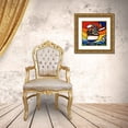 thumbnail image 3 of Wallas 20x20 Gold Ornate Wood Framed with Double Matting Museum Art Print Titled - Navigare con amore, 3 of 4