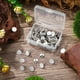 thumbnail image 2 of Tachuelas reflectantes para marcar senderos, marcadores de caza, chinchetas de Metal, marcadores de sendero reflectantes, reflectores de árbol, pasadores de empuje, 100 Uds., 2 of 7