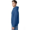 thumbnail image 2 of Hanes EcoSmart Unisex Fleece Hoodie (Big & Tall Sizes Available) Denim Blue M, 2 of 5