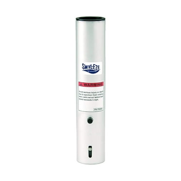 Attwood Lakesport 2-3/8" Fixed Post, Anodized Aluminum 13"