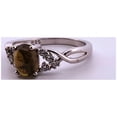 thumbnail image 6 of Natural Green & Orange Bi-colored Tourmaline Sterling Silver Ring NT278, 6 of 8