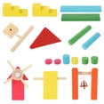 thumbnail image 4 of Shisuyan Kit de Jouets Dominos Résistant à l'Automne Jouets Préscolaires 26 Pcs 2.4x1x1In, 4 of 9