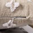 thumbnail image 4 of Apuakthei Juego de 2 fundas de almohada decorativas, funda de almohada de jacquard rómbico, funda de cojín cuadrada suave. -18''x18'' Beige, 4 of 6