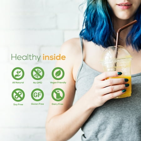 3 Day Juice Cleanse Detox, 24 Powder Packets, Travel & Vegan Friendly, Weight Loss Program, All Natural