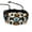 Black Leather, variant on Leather Braided Beaded Multi-layer Evil Eye Wristband Bangle Prayer Amulet Gift-Black Leather