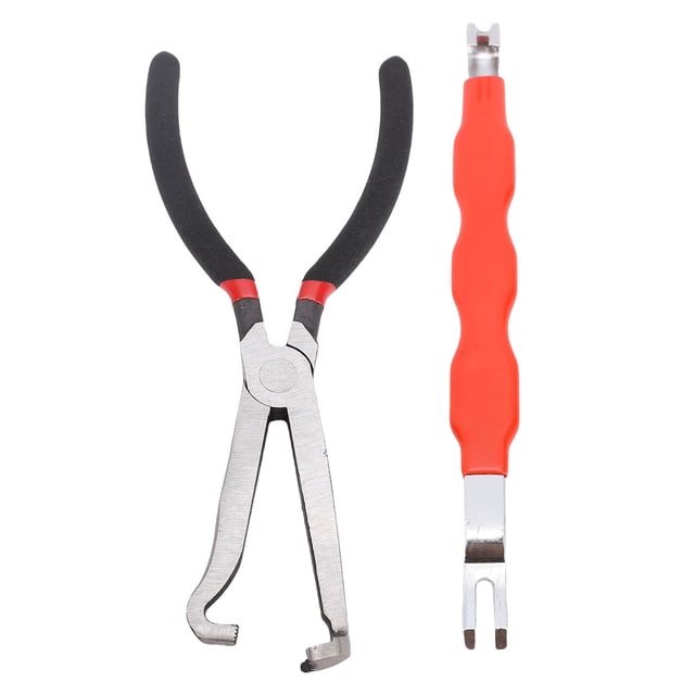 Electrical Disconnect Pliers, Panel Clip Pliers, Long Spark Plug Disassembly Multifunctional Fuel Line Disconnect Remove Tool Plier for Car Repair