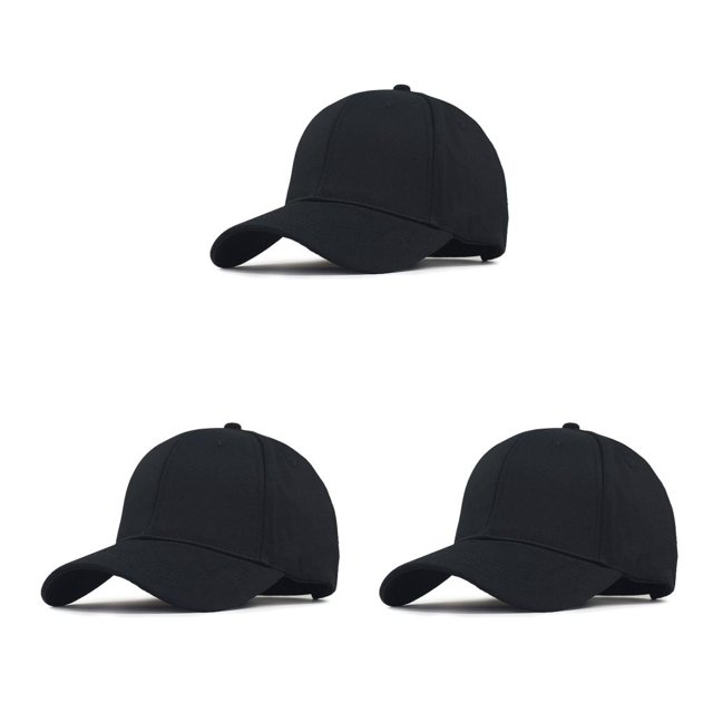Gorra de béisbol Jumpingount con hebilla ajustable color Negro