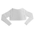 thumbnail image 2 of Uooqdmx Bolero, Shrugs for Women, Shall for Women, Leisure Running Shirt Long Sleeve Cardigan, Open Front Cardigan for Women, White XL, 2 of 4