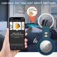 thumbnail image 5 of 4 piece set, pu leather case for airtags Key Finder (Locator Tracker) black, blue, brown, red, 5 of 5