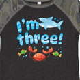 thumbnail image 4 of Inktastic I'm Three Third Birthday Shark and Crab Boys or Girls Toddler T-Shirt, 4 of 5