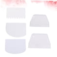 thumbnail image 4 of unbranded 5Ud Scrapers Para Pasteles Plásticos Resistentes Para Decorar Y Alisar Cremas En Repostería, 4 of 8