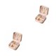 thumbnail image 4 of Ounissouiy Caja de embalaje de joyería Diseño de cremallera a prueba de polvo Vitrina de Organizador de viaje personalizado Anillo Pulseras Rosado 10*10*5 2piezas, 4 of 6