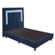 thumbnail image 3 of Box Base Cama Individual + Cabecera Bora Azul Marino, 3 of 7