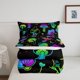thumbnail image 4 of Juego de Cama Twin Kawaii Seta Boho Plantas Botánicas Exóticas, 4 of 6