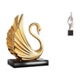 thumbnail image 1 of Figura De Cisne, Escultura De Arte Moderno Para Decoración De Sala De Estar Y Gabinete De Oficina, Colección De Estatuas De Resina Abstractas Para Decoración Del Hogar Y La Mesa De Centro., 1 of 8