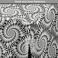 thumbnail image 4 of Abstract Dog Crate Cover, Ocean Cockleshell Animals with Spiraling Shells in Psychedelic Effects, Easy to Use Pet Kennel Cover for Dogs, 35" x 23" x 27", Pearl Charcoal Grey, by Ambesonne, 4 of 6