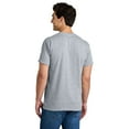 thumbnail image 4 of Gildan Men DryBlend Crewneck Pocket T-Shirt, Short Sleeve Classic Fit Tee, Sport Grey, 2XL, 4 of 6
