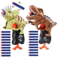 thumbnail image 1 of Pistola de espuma Happitry Dinosaur para niños de 3 a 6 años, paquete de 2, 1 of 5