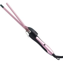Small Curling Iron 3/8 Inch Barrel, Thin Curling Wand for Short & Long Hair, 9mm Curling Iron Tourmaline Ceramic Barrel Small Tongs with Adjustable Temperature