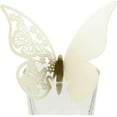 thumbnail image 6 of 100pcs Butterfly Name Place Card Wine Glass Cup Paper Card Ornament For Wedding Birthday Glass High Feet Cup Decoration Butterfly Name Place Cards, 6 of 14