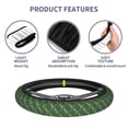 thumbnail image 6 of Elastic Steering Wheel Cover, Green Cute Lizard Stretch Thickening Car Steering Wheel Cover Women Men, Steering Wheel Protector Universal 15 in, 6 of 7