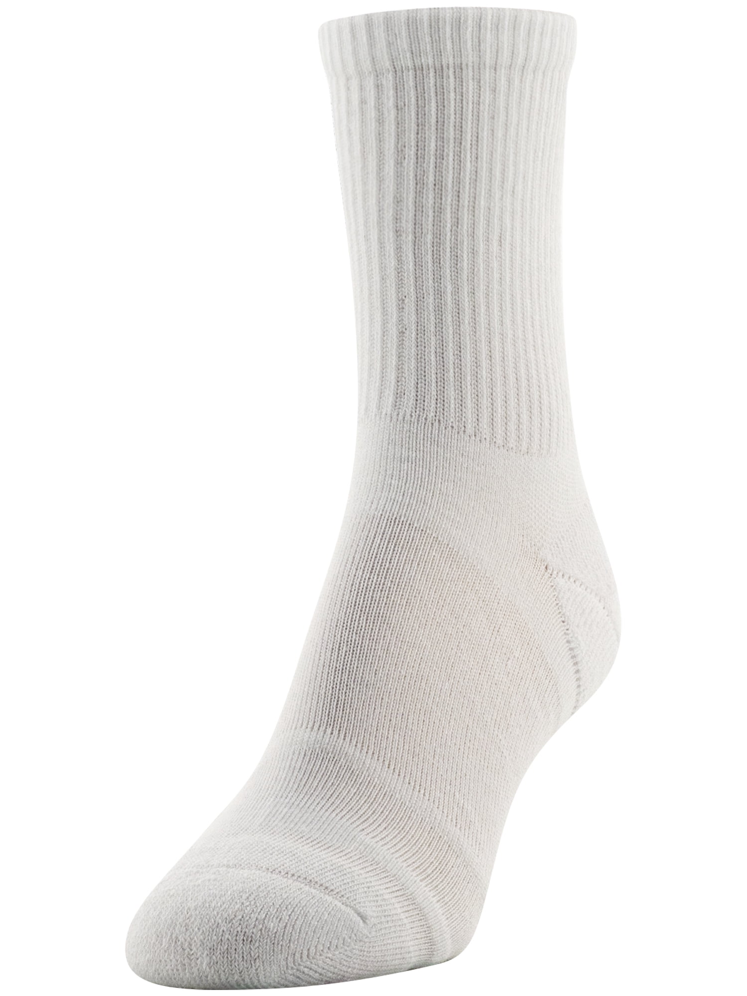 Peds Women's All Day Active Mid Crew Socks, 6 Pairs