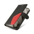thumbnail image 2 of Allytechgroup Flip Cover Case for Samsung Galaxy S24 Ultra, Synthetic Leather TPU Inner Folio Stand Hand Wrist Cards Holder Wallet Case for Galaxy S24 Ultra, Black, 2 of 6