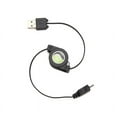 thumbnail image 3 of Power Wire Retractable Cable with USB-C Adapter for LG Premier Pro Plus (L455DL) - Fast Charger Cord Sync Black, 3 of 6