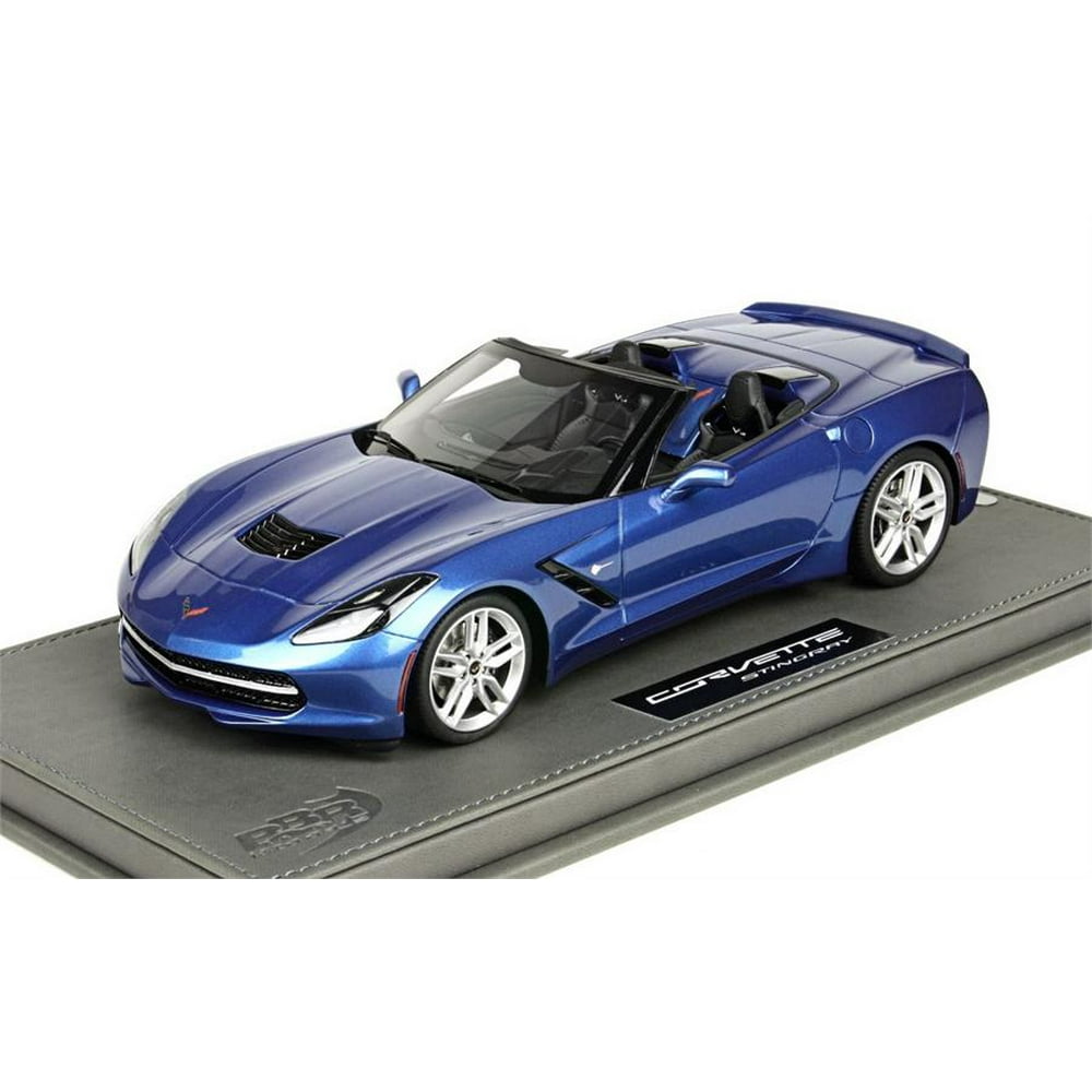 Corvette Stingray C7 Convertible in Laguna Blue model car