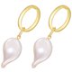 thumbnail image 2 of 1 par de pendientes de perlas colgantes, pendientes de gota, pendientes de boda, regalo de cumpleaños para mujeres y niñas, 2 of 6