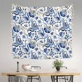 thumbnail image 2 of Sikiie Blue Paisley tapestry wall hanging home decor for bedrooms, living rooms, dorms 60x51in, 2 of 6