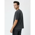 thumbnail image 2 of Halloween Boxy Fit Spooky Skeleton Forever Graphic Tee Shirt, Men's Sizes XS-4XLT, 2 of 5