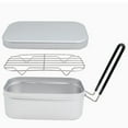 thumbnail image 3 of maskred Stainless Steel Lunch Box Steaming Stand for Mountaineering Hiking Outdoor Style A 1Set, 3 of 5