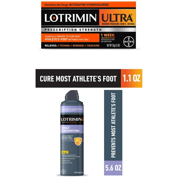 Lotrimin Ultra 30G & Lotrimin Prevention Powder Sprays