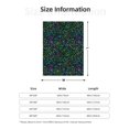 thumbnail image 4 of Throw Blanket for Couch Sofa and Bed, multicolored cosmic starry sky Super Soft Plush Throw Blanket, Fuzzy Cuteness Comfy Warm Washable Flannel Blanket & Throws for All Season 60"x50", 4 of 5