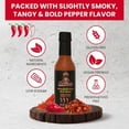 thumbnail image 2 of Blove's Smackalicious Hot Sauce, (Hectic) Ghost Pepper Vinegar Flavored Sauce, 2 of 6