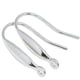 thumbnail image 1 of Pendientes de gancho para la oreja de plata esterlina S925 brillante, accesorios de perlas, pendientes de moda a juego, 1 of 6