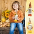 thumbnail image 7 of Hgallory Standing Faceless Doll for Thanksgiving, PP Gnomes Rudolf Doll Toy Ornament Decoration with Turkey Pumpkin, Fall Theme Holiday Festival Decorations Home Decor, 1PC, A, 5"x2.8"x13", 7 of 7