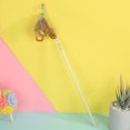 thumbnail image 3 of Cat Toy Wand Interactive Faux Feather Kitten Play Wand Cat Stick Toy with Bell, 3 of 10