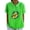 Green, variant on Mother's Day Shirts for Women Summer Short Sleeve 90s Halloween Print Casual Collared Work Blouse
