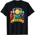 thumbnail image 2 of 100% Cotton Unisex My Lucky Bingo T-Shirt Funny Bingo Player T-Shirt, 2 of 5