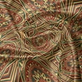 thumbnail image 5 of Ambesonne Oriental Window Valance, Antique Flourishes, 54" X 18", Burnt Orange Hunter Green, 5 of 5