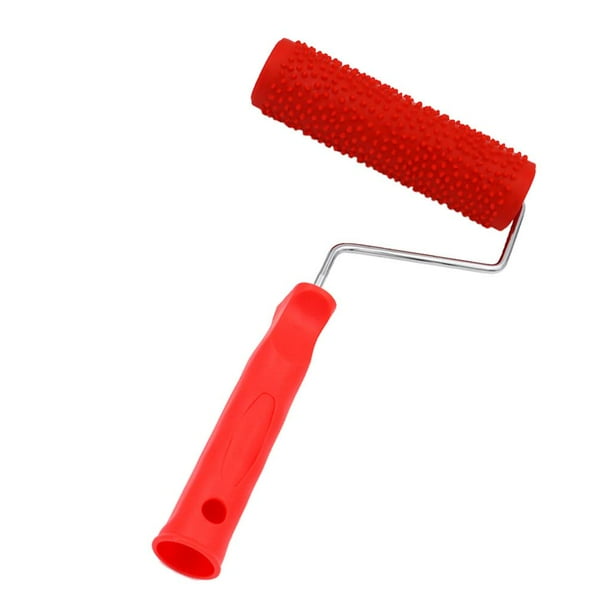 7inch Embossing Paint Roller Pattern Painting Brush With Handle